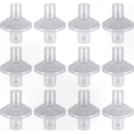 Cartouches filtrantes de rechange universelles pour appareils CPAP/BiPAP - Paquet de 12, compatibles avec la plupart des équipements. (1/5)