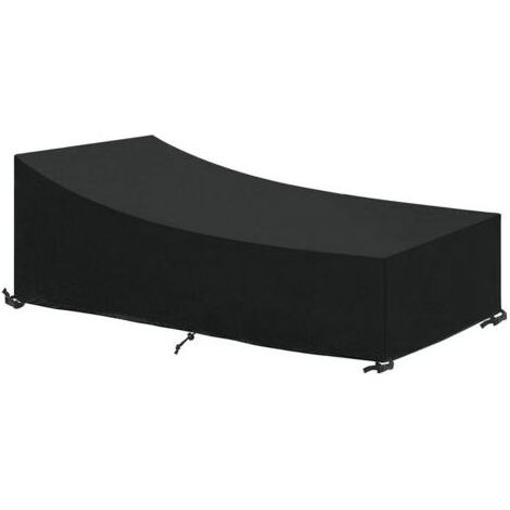 Housse Transat, Housse pour Chaise Longue Exterieur, Housse de Protection pour Transat de Jardin,210x75x80/40cm (1/4)