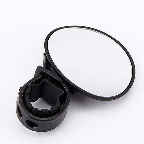 Rétroviseur vélo noir rotatif 360°, miroir latéral pour guidon de bicyclette (1/5)