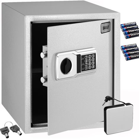 Cassaforte Elettronica di sicurezza 40x35x40cm Porta documenti Valori Casa Hotel (1/5)