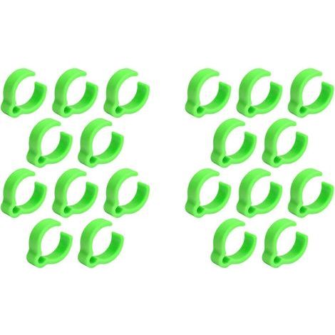 20 clips organisateurs de tuyau d'aspiration de poussière, clips de tuyau enroulés compatibles avec les tuyaux de 27 mm, organisateur de tuyau de ponceuse. (1/5)