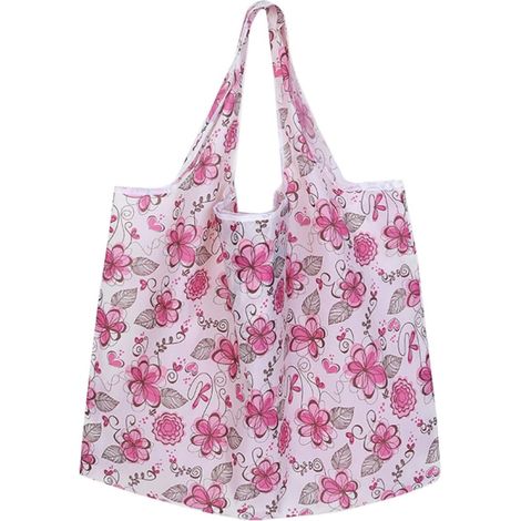 Sac de courses en polyester écologique , léger et pliable , lavable machine , bandoulière pratique p