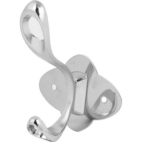 Küche Badezimmer-Zubehör Badezimmer Doppellöcher Edelstahl Wand hängenden Handtuchhaken Kleiderbügel (1/4)