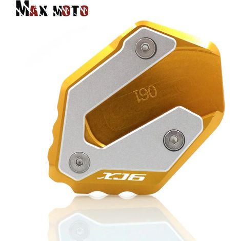 (Or) Compatible avec Yamaha XJ6 XJ6F XJ6N DIVERSION 2009-2015 : béquille latérale CNC, extension et support. Maxpower (1/4)
