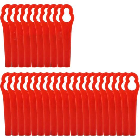 Cuchilla De Recambio Para Cortacesped - 84x20 Mm - Agujeros De 12 Mm Y 7 Mm - Cambio Rápido Sin Herramientas - Para Cortacesped Eléctricos Y De Batería - 200 Unidades (1/5)
