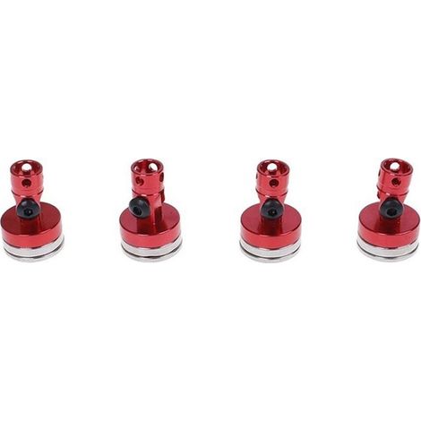 Pilar magnético invisible para carrocería de coche en metal rojo, pilar de montaje para carrocería de coches RC a escala 1/10, para Axial SCX10 TRX4 D90 Redcat