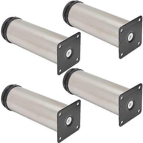 Pieds de meubles réglables monoblocs, compatibles avec armoires, canapés et lits, 15 cm.