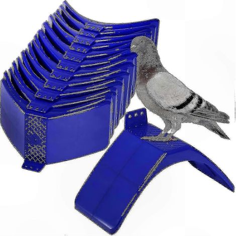 Perchoirs pour oiseaux en plastique, lot de 20, perchoirs légers pour pigeons et petits oiseaux, supports de repos résistants, accessoires de cage polyvalents. (1/5)