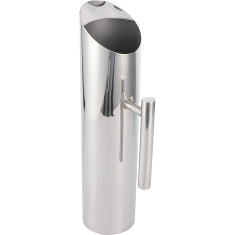 Carafe à eau en acier inoxydable de grande capacité (2 L) pour boissons froides, outil de service pour la maison et l'hôtel (1/5)