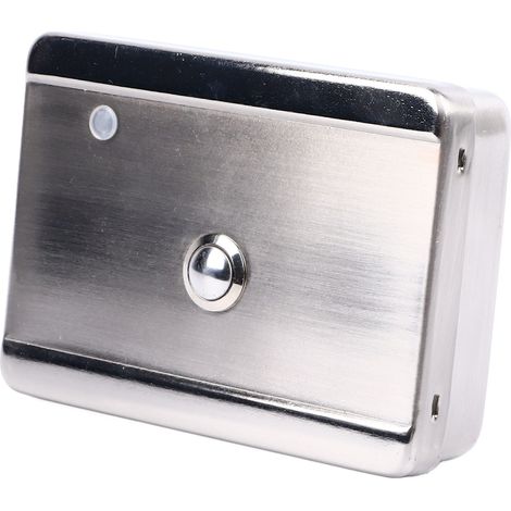 Système de contrôle d'accès de porte électronique à mini-bouton 12 V avec délai de déverrouillage en cas de coupure de courant et réglable (1/5)