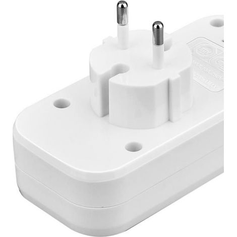 Adaptateur Prise Murale USB - Double Port USB 5 V 2 A - Prise UE Blanche - 2 Pièces (1/5)