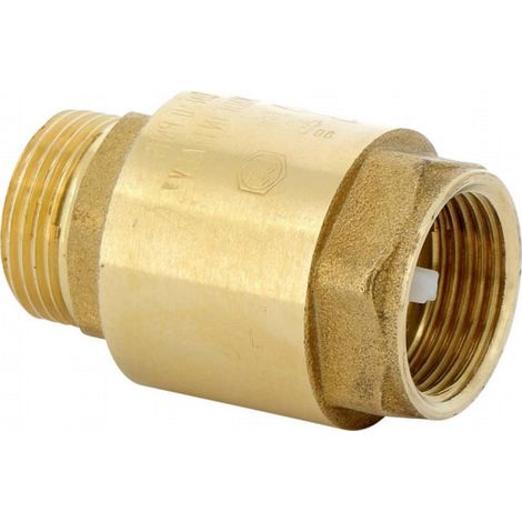Sferaco – Clapet double guidage laiton ACS à disque POM Mâle/Femelle – Pour réseaux d'eau potable et chauffage – Série 317 20x27