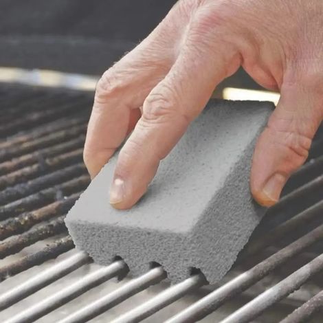 Brosse et brique pour nettoyer les barbecues et les grils (1/5)