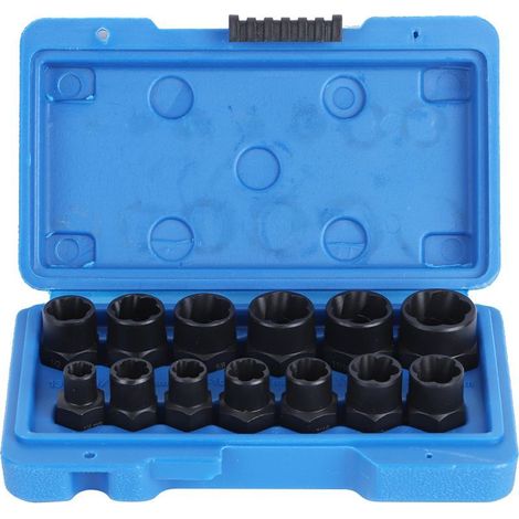 Extracteur d'écrou de boulon à percussion, Kit d'outils de douille pour pince à clé 13 pièces/ensemble (1/5)