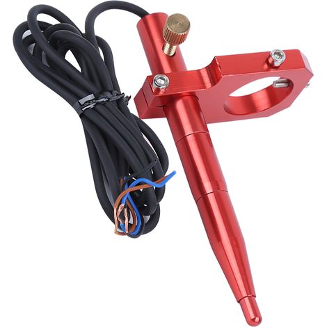 Machine de gravure et de découpe, capteur de mise au point automatique, acier rouge, accessoire de gravure électrique 24 mm (1/5)