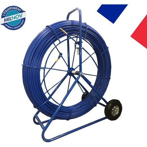 Aiguille 11 mm L 150 M sur grand dévidoir à roues increvables