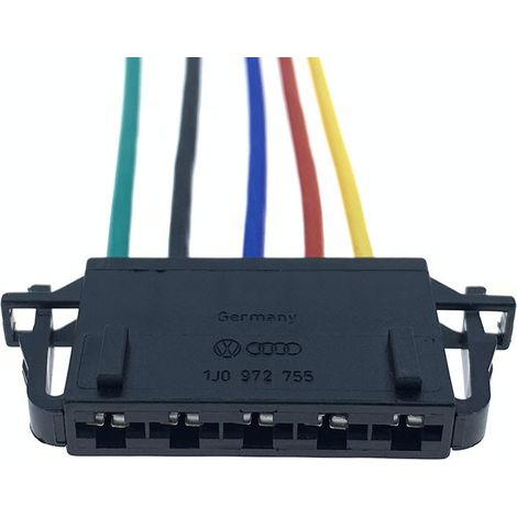Connecteur automobile DJ7054F-6.3-21 pour prise de capteur Volkswagen 1J0972755 avec bornier - Prise simple
