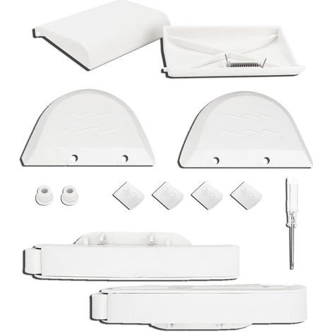 Kit de châssis avant et arrière pour nettoyeur de piscine Hayward AXV417WHP et AXV604WHP (1/4)