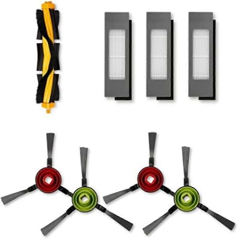 Têtes de brosse de rechange et kit de filtre Ecovacs Deebot OZMO 920/950/T5/T8/T8 AIVI/N7/N8 Pro+ - Qualité (1/5)