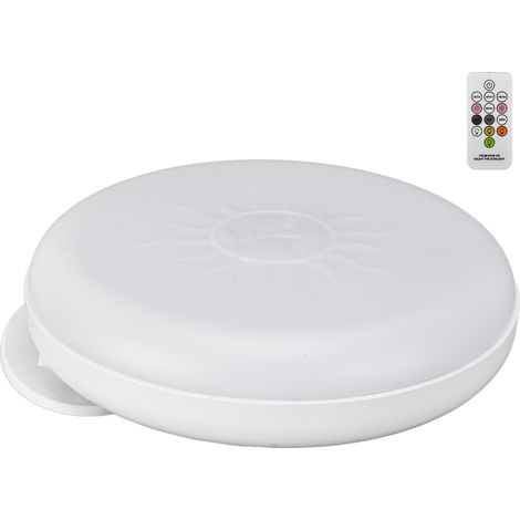 Lampe de thérapie LED avec télécommande et minuterie, 4 couleurs, lampe d'ambiance pour soulager les maux de tête et améliorer le sommeil, prise US 100-240 V (1/5)