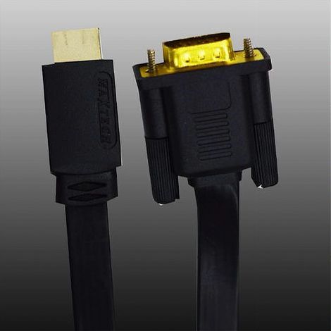 Câble Hdmi-vga 10mt Adaptateur Moniteur Pc 1080p Resolution Maxtech Hdmi-va10m (1/2)