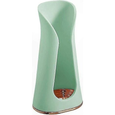 Porte-brosse à dents mural, gain de place, compatible brosses électriques, teinte verte (1/5)