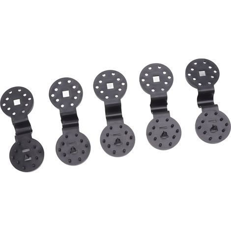40 clips de fixation pour toile d'ombrage, fixation sécurisée, clips en plastique pour serre de jardin (1/5)