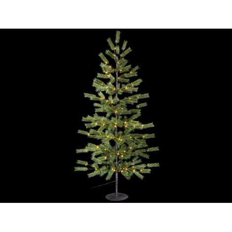 Pini natalizi / alberi di Natale da H 210 con 216 luci LED bianco caldo, 216 rami, M 2,10 H