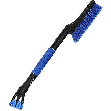 grattoir Voiture Avec Balais Neige Pour Auto, Grattoir Pare Brise, Amovible Grattoir Glace Longue Avec Poigne Ergonomique En Mousse De Long Pour (1/5)