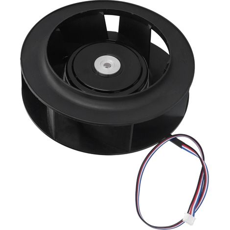 Ventilateur centrifuge à courbe inverse DC24V 19045, moteur sans balais, faible bruit, pour ventilation et refroidissement industriel, haute efficacité énergétique. (1/5)