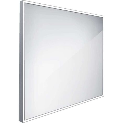 Nimco Espejos - Espejo con iluminación LED, 60x60 cm, aluminio ZP 13066