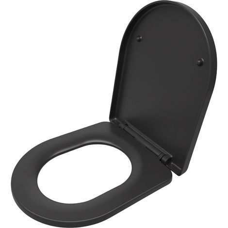 WC-Sitz aus Duroplast mit Absenkautomatik, abnehmbar, universell passend