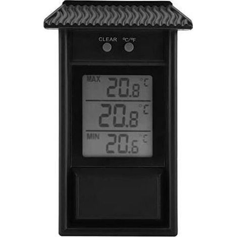 Termometro digitale per interni/esterni, termometro da parete wireless impermeabile, da -20 a +50 °C (1/5)