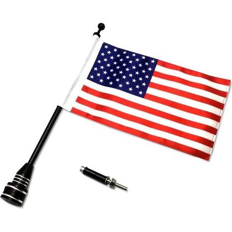 Kit bandiera americana Craftride FH1 per Harley-Davidson - supporto in alluminio e bandiera in tessuto