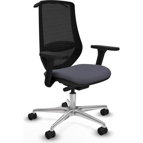 piqueras-y-crespo Mardos Bürostuhl dunkelgrau ergonomisch