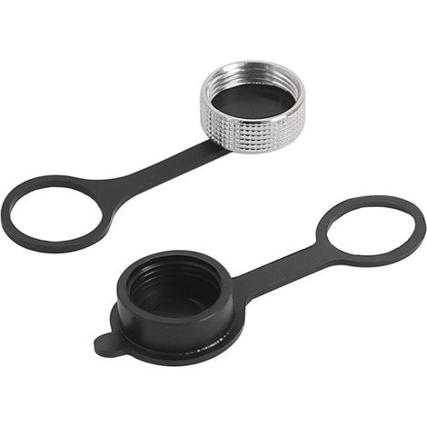 Convient aux prises et fiches aéronautiques GX16 – Accessoires : chaîne en caoutchouc GX16, couvercle métallique et couvercle en plastique GX16