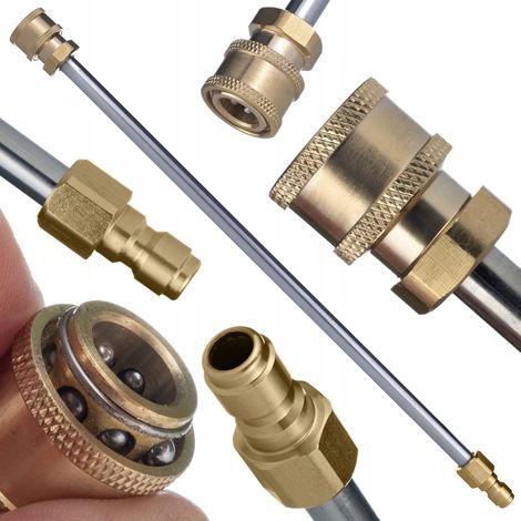 Lancia per Idropulitrice 1/4" 29 cm – Alta Pressione 250 Bar Compatibile con Rosfix, Lavor Qualità e Durata, Facile da Usare (1/5)
