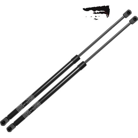 Amortiguador de gas, diámetro del vástago del pistón 8 mm, longitud del cubo 275 mm, diámetro de la carcasa 18 mm, longitud 653 mm, fuerza de empuje 320 N (1/5)