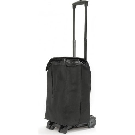 Folding Shopping Trolley, Hand Truck, Shopping Cart, Market Trolley with Detachable Waterproof Bag, Iron Frame and Plastic Components, Folding, Black (1/5)