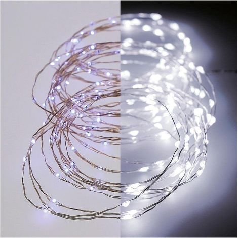 Ghirlanda Micro LED Brillante 14m 180 LED Luce Fredda