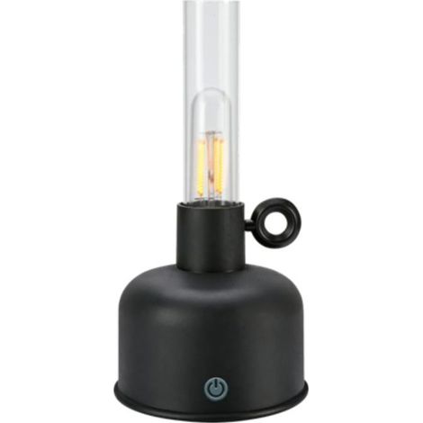 Xanlite - Lampe à poser 'Lampe à huile' LED, rechargeable noire, IP44, 200 lm, dimmable, blanc chaud - LPSRNRD (1/5)