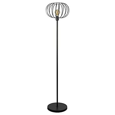 edm-product 32122 E27 Stehlampe Schwarz 35x35x150 cm