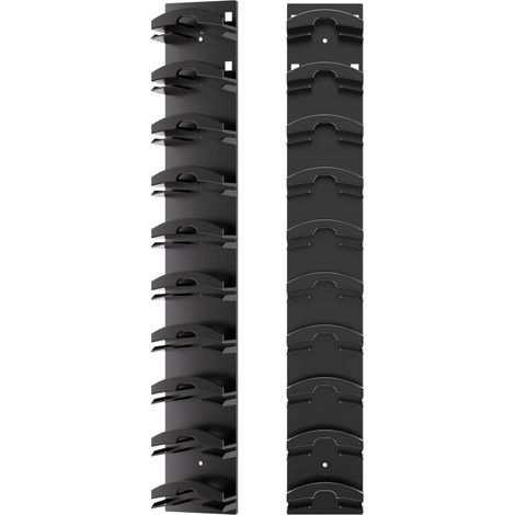 Porte-Chapeaux - Cylindrique - Support Mural et Porte - 10 Chapeaux par Unité - Fixation Adhésive ou Visée - Lot de 2 (1/5)