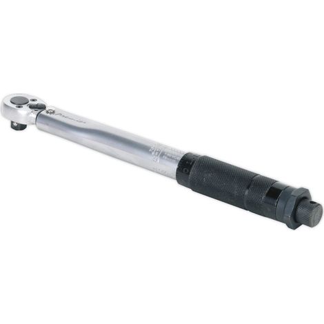 Sealey Premier Calibrated Micrometer Style Torque Wrench 3/8""Sq Drive 2-24Nm STW1012