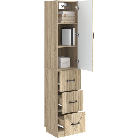 Set di armadi 2 pz Rovere Sonoma 33 x 34,5 x 87 cm DAS662508 (1/5)