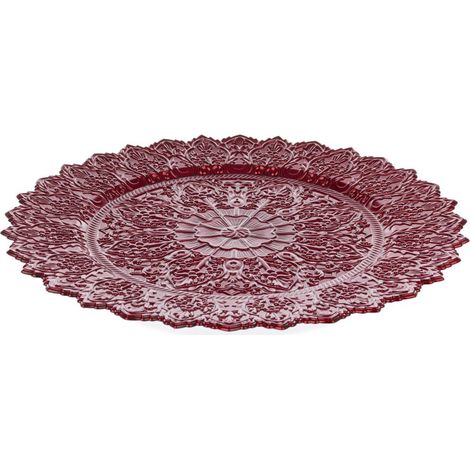 SOTTOPIATTO ROSSO BIZZOTTO SHIMMER D33X1,7H