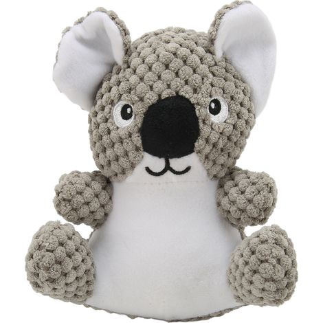 Quietschendes, koalaförmiges Plüschtier für Hunde, bissfest und waschbar, für kleine und mittelgroße Hunde. (1/5)