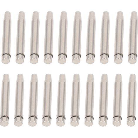 Lot de 20 embouts de pointeau de centrage en acier allié, diamètre 6mm, accessoires de perçage pour têtes de poinçonnage de trous. (1/5)