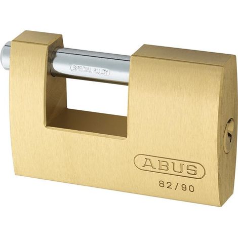 82/90Mm Monoblock Brass Shutter Padlock Keyed Alike 8523