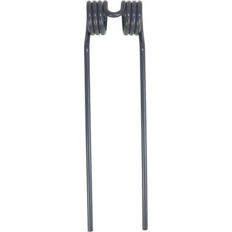 Diente de rastrillo rotativo Pottinger MORGA, diámetro 9 mm, L-385 mm, con recubrimiento en polvo. (1/5)